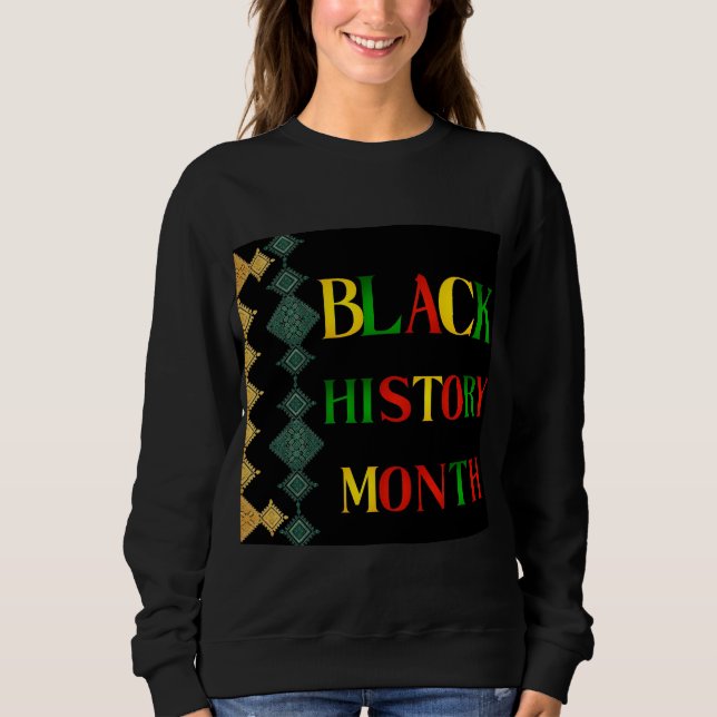 100 year celebration black history month 2026 sweatshirt (Vorderseite)