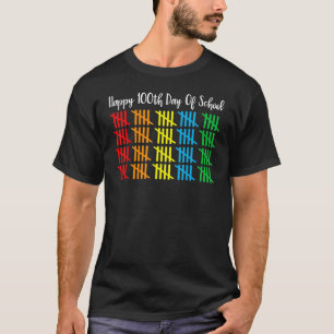 100 Zeilen zählen Strichliste glücklicher 100. Tag T-Shirt