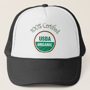 100% zugelassene Bio Baseballmütze USDA Truckerkappe