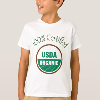 100% zugelassener USDA Bio T-Shirt