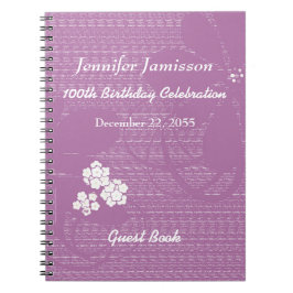100e Anniversaire du livre d'hôtes de fête, Floral