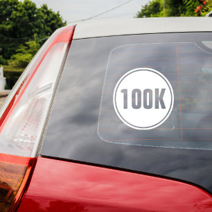 100K-Circle-Full-Marathon-Ultramarathon Fensteraufkleber