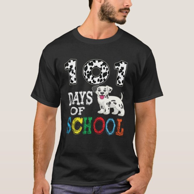 100th Day Of School 101 Days Smarter 100 for Boys  T-Shirt (Vorderseite)