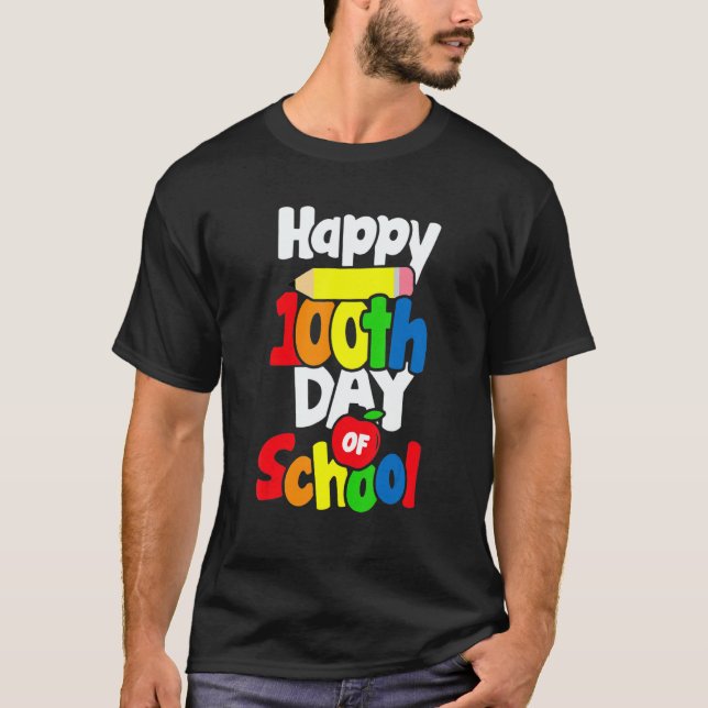 100th Day Of School Magical School Day Teacher and T-Shirt (Vorderseite)
