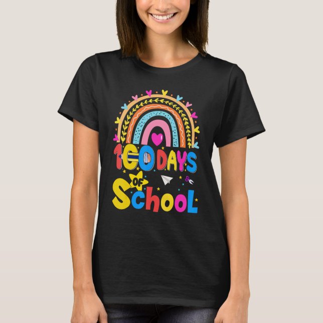 100th Days of School Teacher Kids - 100 Days Smart T-Shirt (Vorderseite)