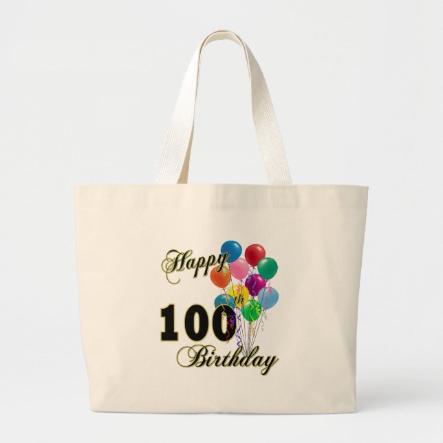 100th sac fourre-tout heureux à anniversaire (Devant)