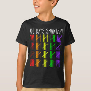 100th Tag des Schulregenbogens Lehrer zählend T-Shirt