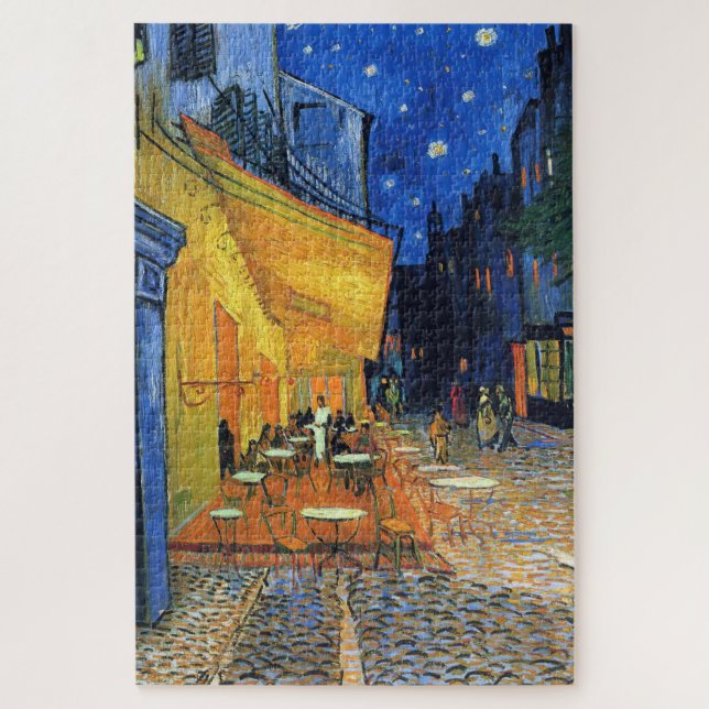 1014 morceaux de puzzle de terrasse de café (Vertical)