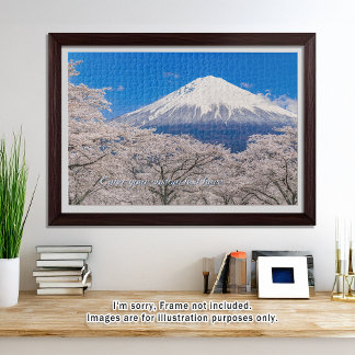 [1014] Mt.Fuji – A White Peak Floating in Blossoms