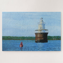 1014 Teile Leuchtturm-Puzzle Lubecker Bucht
