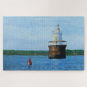 1014 Teile Leuchtturm-Puzzle Lubecker Bucht