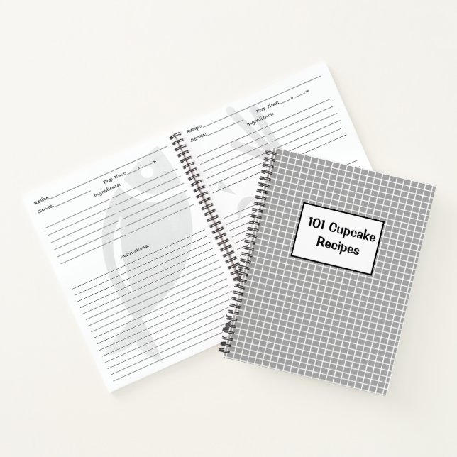 101 Cupcake Rezepte Notizbuch (Innenseite)