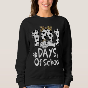 101 Days Schule Dalmatiner Dog Lehrer Kinder lusti Sweatshirt