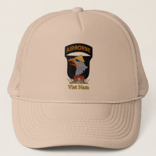 101. im Flugzeug ABN Vietnam Nam War LRPS Vets Truckerkappe
