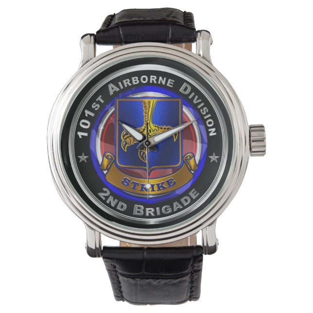 101. Im Flugzeug Abteilung 2. Brigade "STRIKE" Armbanduhr (Vorderseite)
