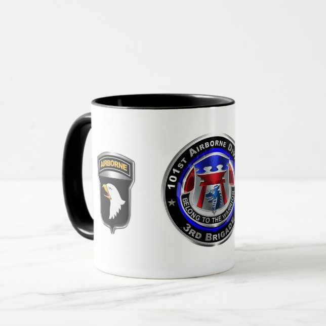 101. Im Flugzeug Abteilung 3. Brigade "RAKKASANS"  Tasse (Vorderseite Links)