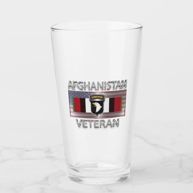 101. Im Flugzeug Abteilung Afghanistan Veteran Glas (Vorderseite)