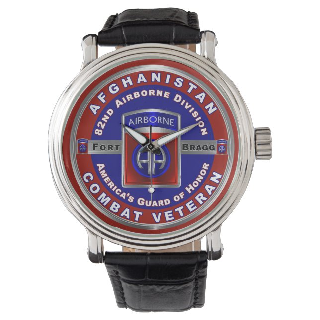 101. Im Flugzeug Abteilung Afghanistan Veteran Wat Armbanduhr (Vorderseite)