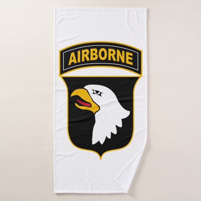 101. Im Flugzeug Abteilung Militärveteran Badehandtuch (Badehandtuch)