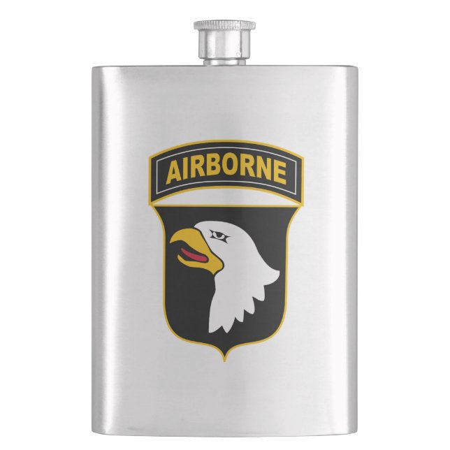 101. Im Flugzeug Abteilung Militärveteran Flachmann (Vorderseite)
