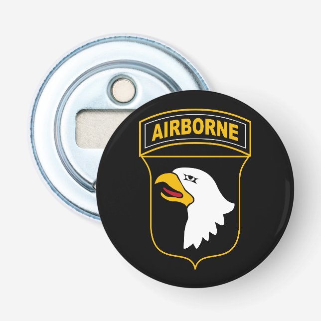 101. Im Flugzeug Abteilung Militärveteran Flaschenöffner (Vorderseite)