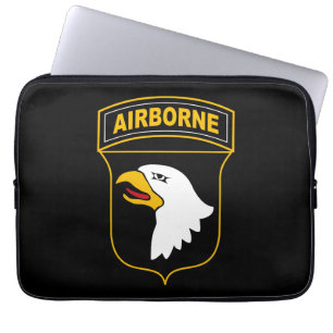 101. Im Flugzeug Abteilung Militärveteran Laptopschutzhülle