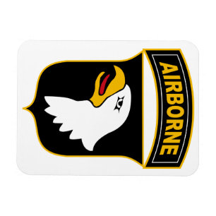 101. Im Flugzeug Abteilung Militärveteran Magnet