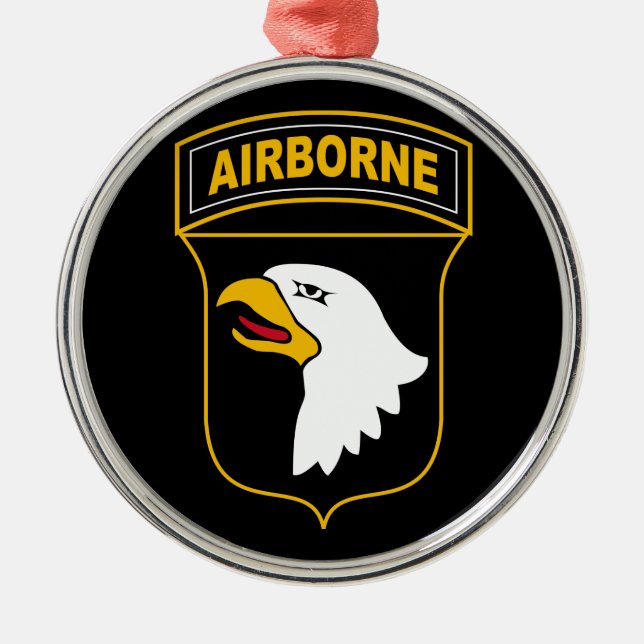 101. Im Flugzeug Abteilung Militärveteran Ornament Aus Metall (Vorne)