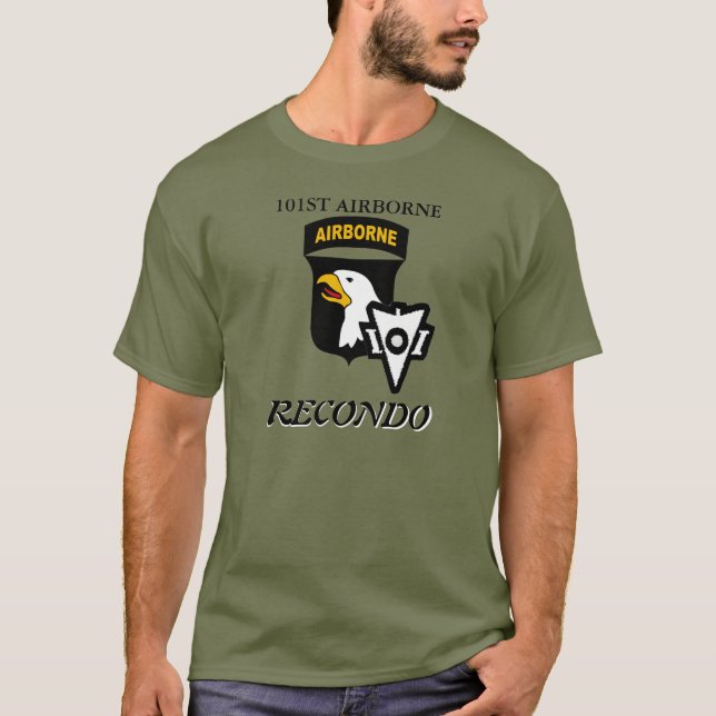 101. IM FLUGZEUG ABTEILUNG RECONDO T-Shirt (Vorderseite)