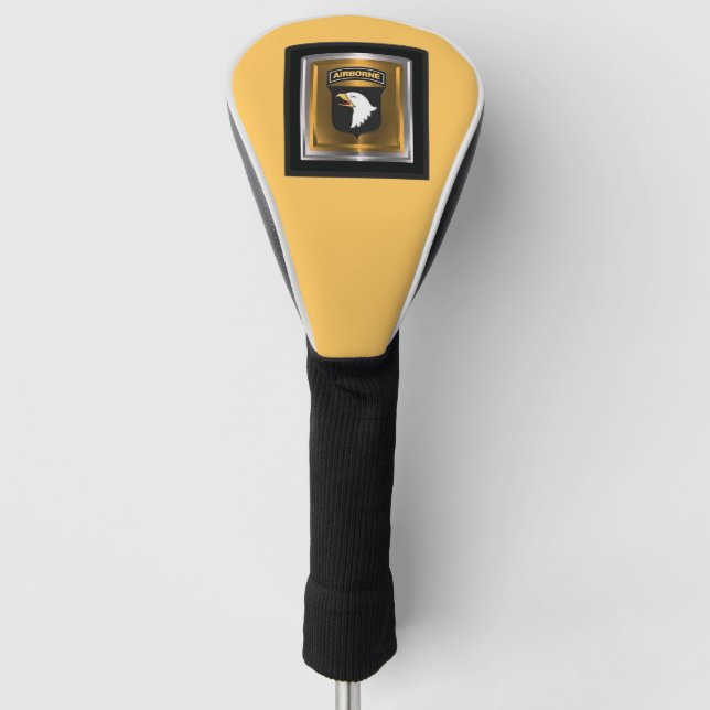 101. Im Flugzeug Abteilung "Screaming Eagles"  Golf Headcover (Vorderseite)