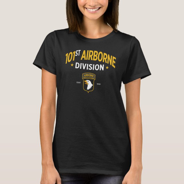 101. Im Flugzeug Abteilung "Screaming Eagles" Wome T-Shirt (Vorderseite)