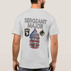 101. Im Flugzeug Abteilung Sergeant Major T-Shirt