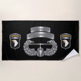 101. Im Flugzeug Division "Air Assault Ranger"   Strandtuch