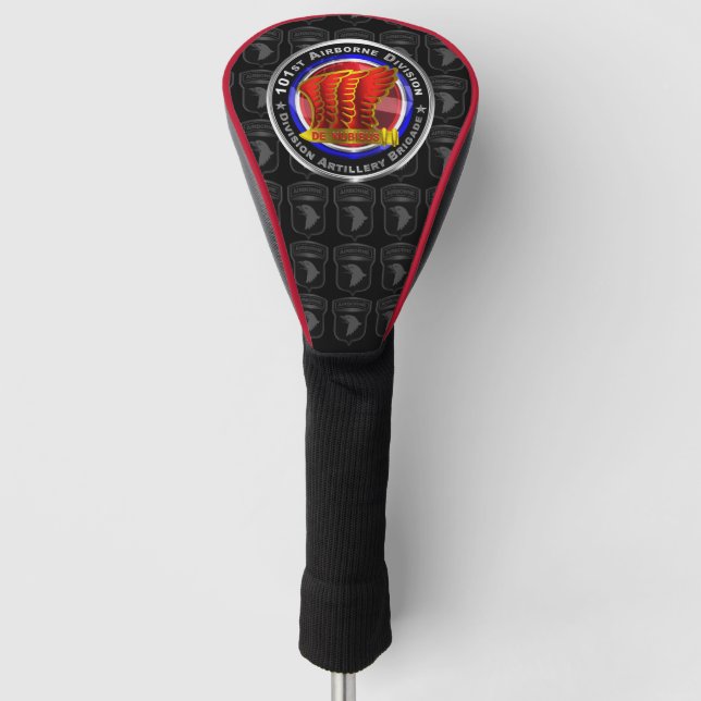 101. Im Flugzeug Division Artillery Brigade Golf Headcover (Vorderseite)