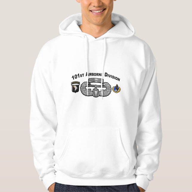 101. Im Flugzeug Division "Iconic Air Assault" Hoodie (Vorderseite)