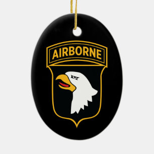 101. Im Flugzeug Division - Insignien militärisch Keramik Ornament