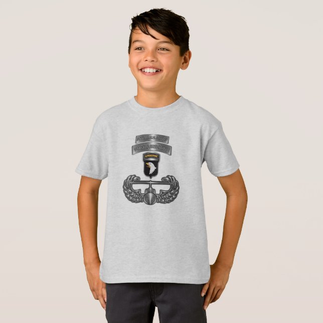101. Im Flugzeug Division Kid T-Shirt (Vorne ganz)