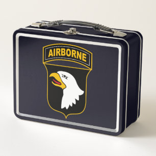 101. Im Flugzeug Division Militärveteran Metall Brotdose