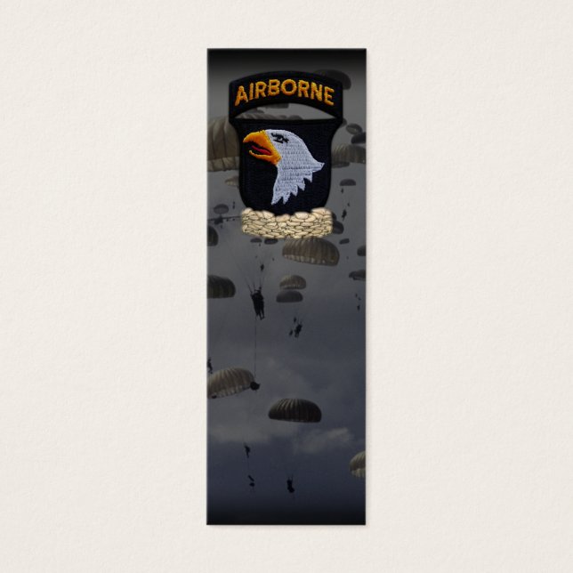 101. Im Flugzeug Division Patch Bookmarkers (Vorderseite)