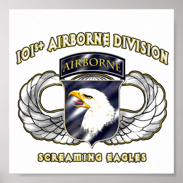 101. Im Flugzeug Division Poster (Vorne)
