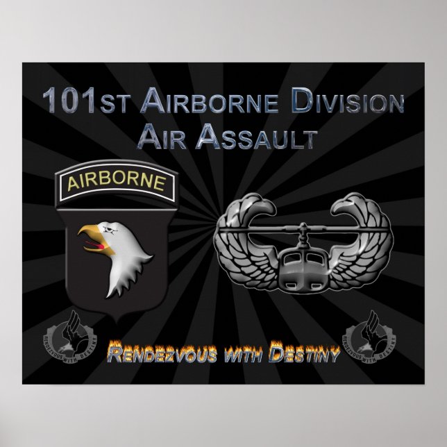101. Im Flugzeug Division Poster (Vorne)