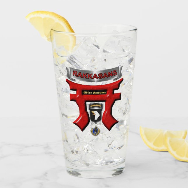 101. Im Flugzeug Division Rakkasans Glas (Vorderseite Ice)