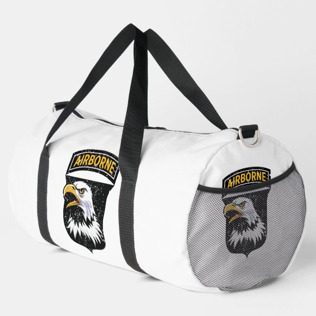 101. Im Flugzeug Division "Screaming Eagles" Grung Duffle Bag (Rechte Ecke)