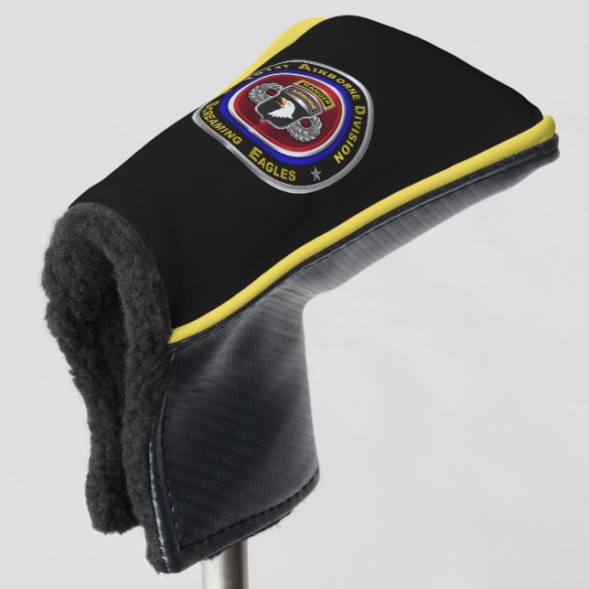 101. Im Flugzeug Division "Screaming Eagles" Range Golf Headcover (3/4 Vorderseite)