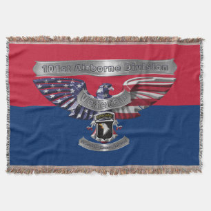 101. Im Flugzeug Division Screaming Eagles Veteran Decke