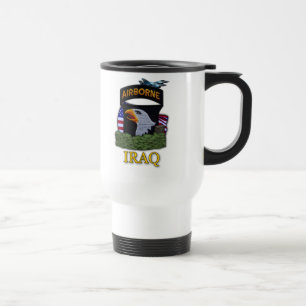 101. im Flugzeug Division Veteranen iraq Vets Tass Reisebecher