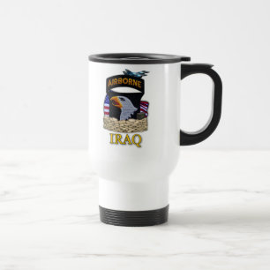 101. im Flugzeug Division Veteranen iraq Vets Tass Reisebecher
