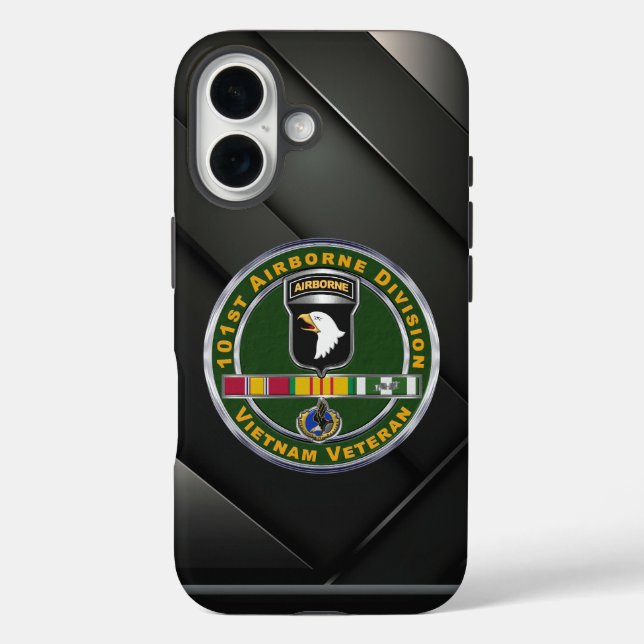101. Im Flugzeug Division Vietnam Veteran iPhone 16 Hülle (Rückseite)