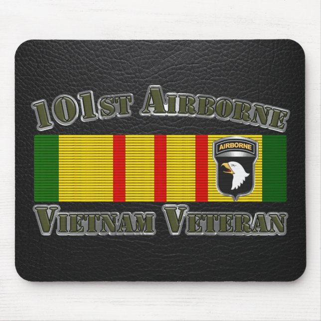 101. Im Flugzeug Division Vietnam Veteran Mousepad (Vorne)