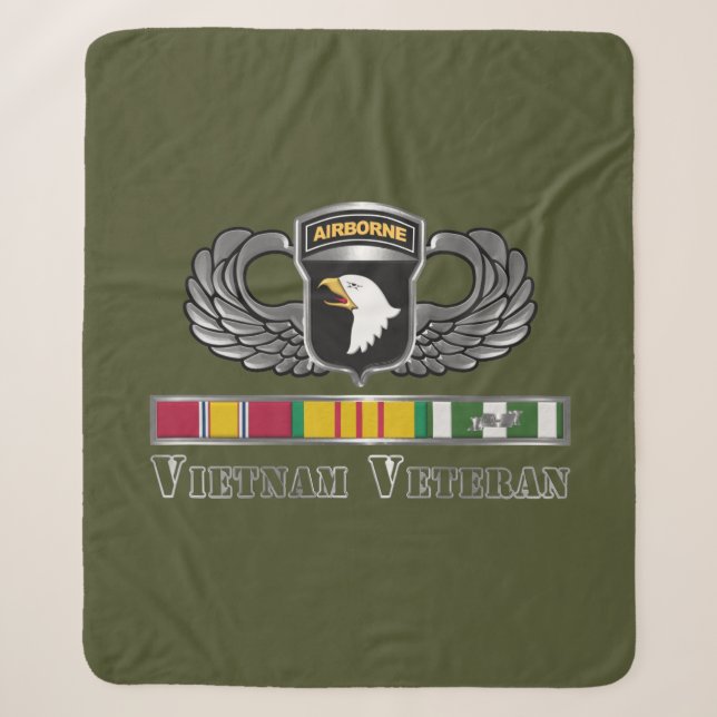 101. Im Flugzeug Division Vietnam Veteran Sherpadecke (Vorderseite)